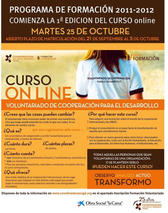 PROGRAMA DE FORMACIÓN 2O11-2012