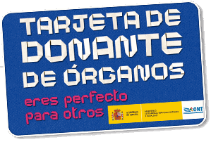 Tarjeta de donate de organos