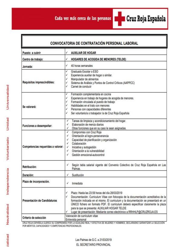 auxiliar de hogar cruz roja